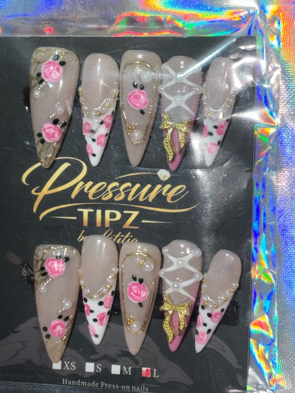 Pressure Tipz Coquette Press On Nails